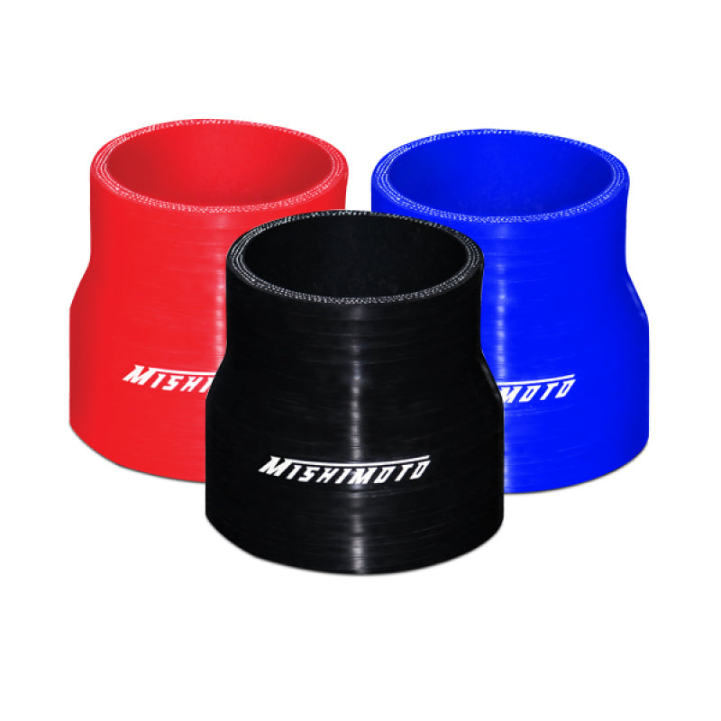 Mishimoto 2.5 to 3.0 Inch Black Transition Coupler Mishimoto Silicone Couplers & Hoses  AXOPROS