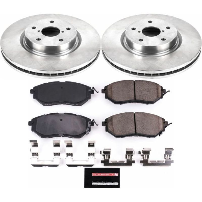 Power Stop 06-07 Subaru B9 Tribeca Front Autospecialty Brake Kit PowerStop Brake Kits - OE  AXOPROS