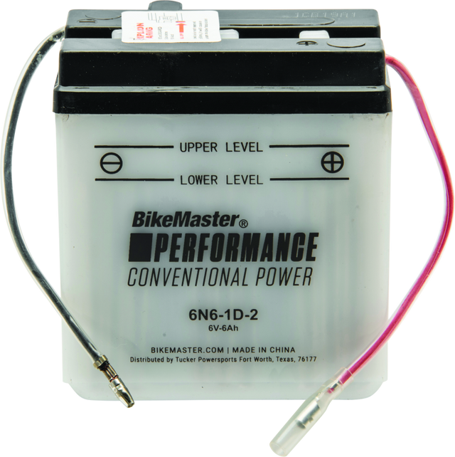 BikeMaster Battery - 6N6-1D-2 BikeMaster Batteries  AXOPROS