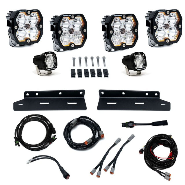 Baja Designs Baja Designs 21-25 Ford Raptor Squadron Pro 2.0/S1 Fog Pocket Kit (Multi Patterns) - Clear Fog Lights aftermarket performance part