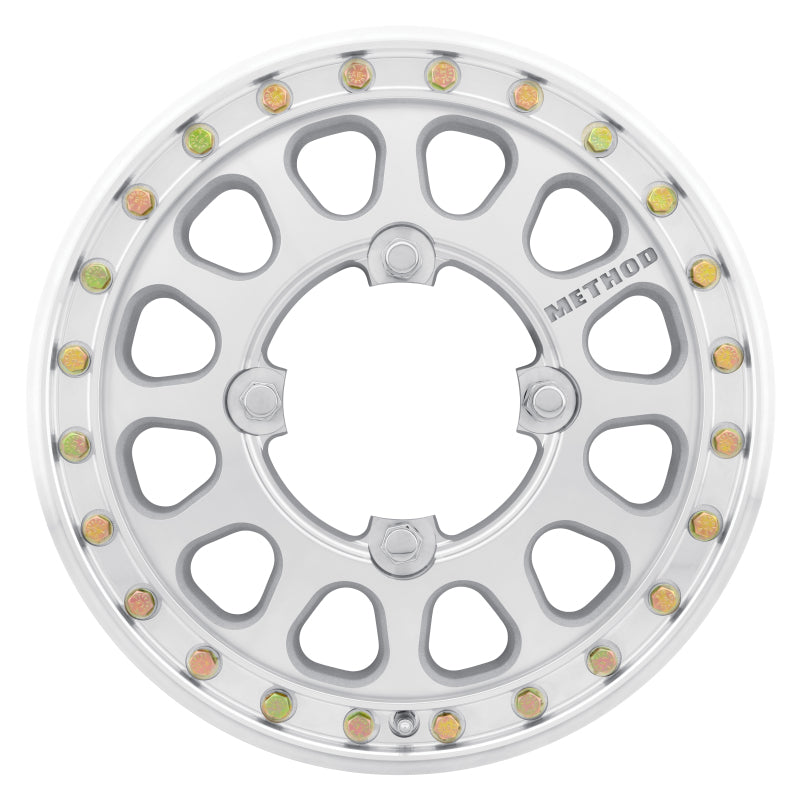 Method MR401-R UTV Beadlock 15x5 / 5+0/43mm Offset / 4x156 / 127mm CB Machined - Raw Wheel Method Wheels Wheels - Cast  AXOPROS