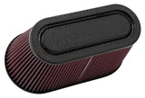 K&N Filter Univ Air Filter Carb Fib T/B 3-1/2in FLG OD / 12x6in B / 9-15/16x3-15/16in T / 6in H K&N Engineering Air Filters - Universal Fit  AXOPROS
