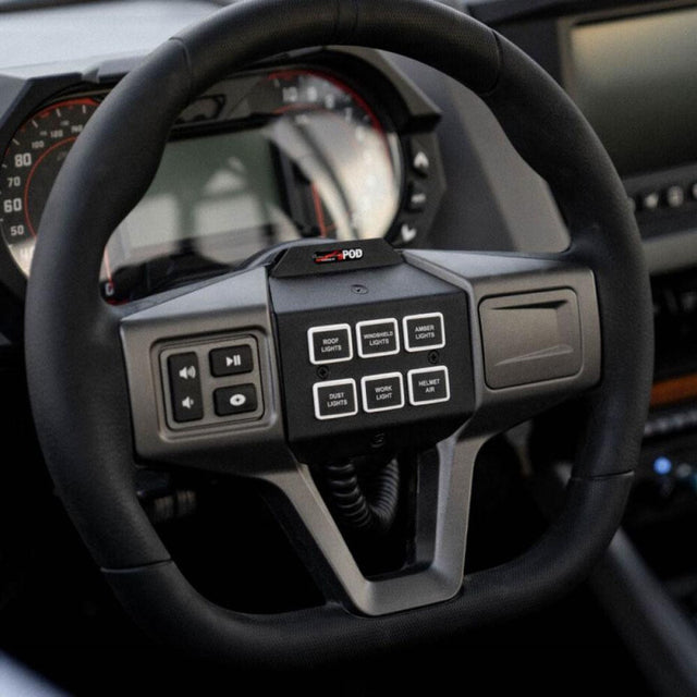 Spod 22-24 Polaris RZR SourceLT/Mini6 Steering Wheel Mount Kit SPOD Wheel Accessories  AXOPROS