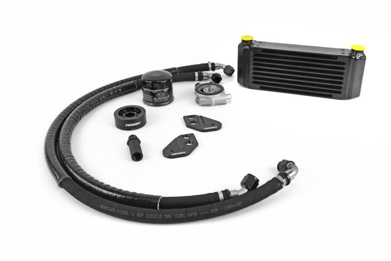 PERRIN 13-20 Subaru BRZ / Scion FR-S / Toyota 86 Engine Oil Cooler Full Kit Perrin Performance Oil Coolers  AXOPROS