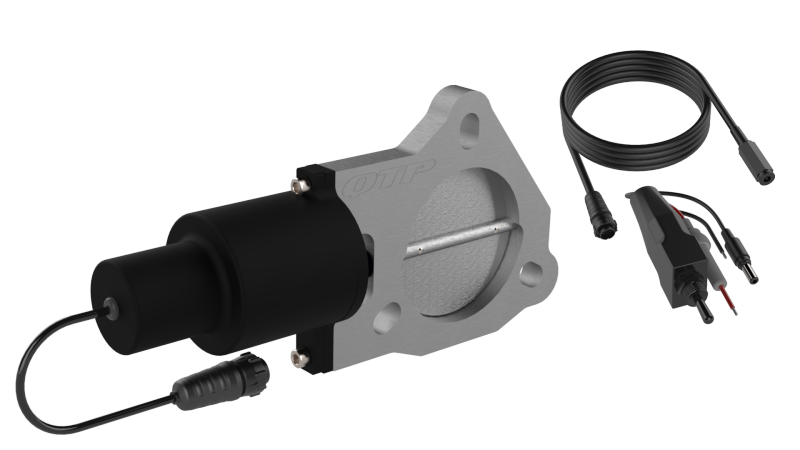 QTP 3in Bolt-On QTEC Electric Cutout Valve - Single QTP Exhaust Cutouts  AXOPROS