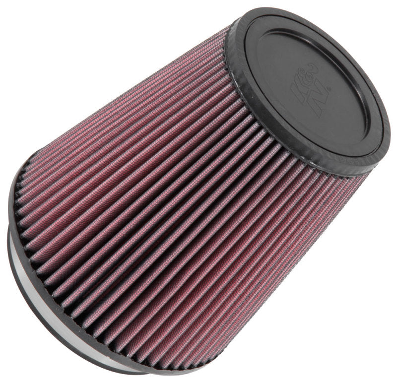 K&N Filter Universal Rubber Filter 5 inch Flange 6 1/2 inch Base 4 3/8 inch Top 7 inch Height K&N Engineering Air Filters - Universal Fit  AXOPROS