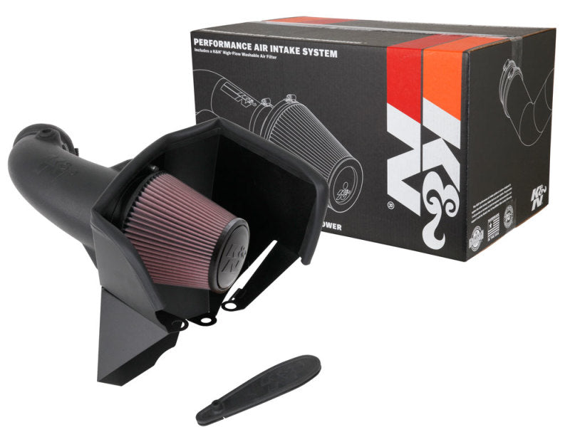 K&N 18-19 Jeep Grand Cherokee Trackhawk V8-6.2L F/I Aircharger Performance Intake K&N Engineering Cold Air Intakes  AXOPROS