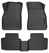 Husky Liners 13 Chevy Malibu WeatherBeater Black Front & 2nd Seat Floor Liners Husky Liners Floor Mats - Rubber  AXOPROS