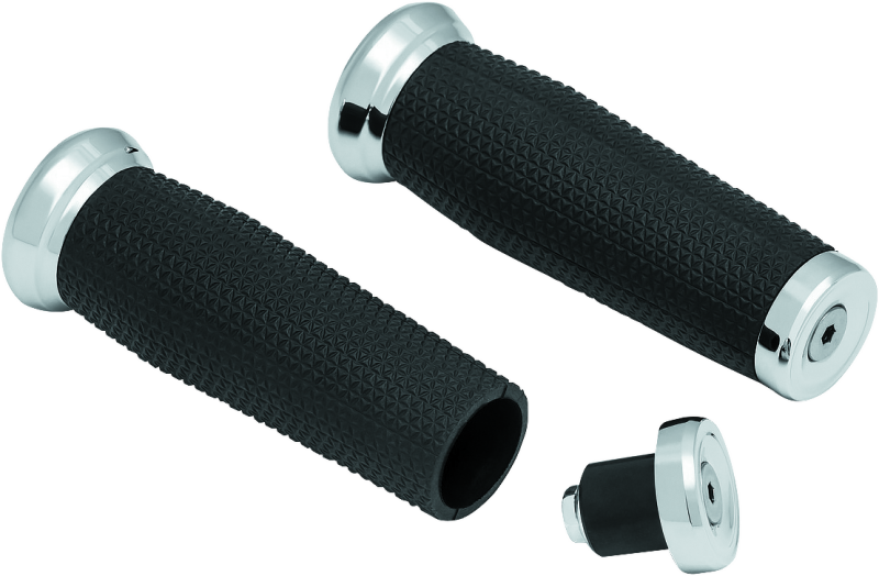 Kuryakyn Thresher Grip Metric Chrome Kuryakyn Grips  AXOPROS