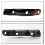 Xtune Chevy Silverado 99-02 Amber Reflector Bumper Lights Black CBL-JH-CS99-AM-BK SPYDER Sidemarkers & Indicators  AXOPROS