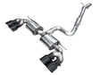 AWE MK8 Volkswagen Golf R 3in Touring Edition Quad Exhaust - Diamond Black Tips AWE Tuning Catback  AXOPROS