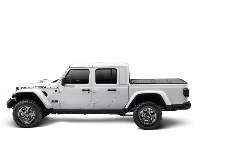 UnderCover 2020 Jeep Gladiator 5ft Ultra Flex Bed Cover - Matte Black Finish Undercover Bed Covers - Folding  AXOPROS