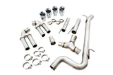 AWE Tuning Audi 8V S3 Track Edition Exhaust w/Chrome Silver Tips 102mm AWE Tuning Catback  AXOPROS