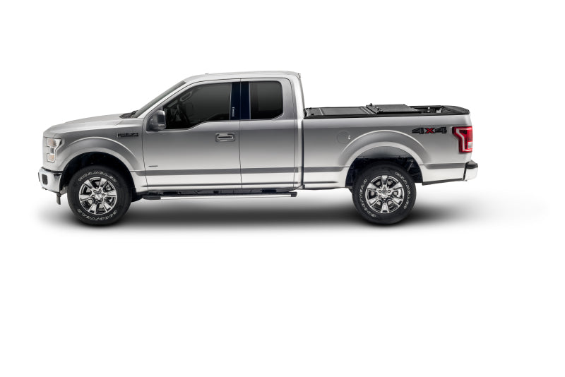 UnderCover 17-20 Ford F-250/F-350 6.8ft Ultra Flex Bed Cover - Matte Black Finish Undercover Bed Covers - Folding  AXOPROS