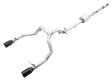 AWE Tuning 4th Gen GM 1500 5.3L 0FG Catback Split Rear Exit (Flat Bumper) - Dual Diamond Tips AWE Tuning Catback  AXOPROS