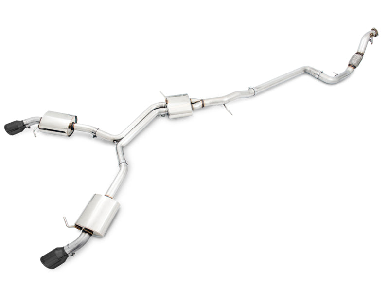 AWE Tuning Audi B9 A4 Touring Edition Exhaust Dual Outlet - Diamond Black Tips (Includes DP) AWE Tuning Catback  AXOPROS