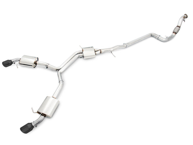 AWE Tuning Audi B9 A4 Touring Edition Exhaust Dual Outlet - Diamond Black Tips (Includes DP) AWE Tuning Catback  AXOPROS