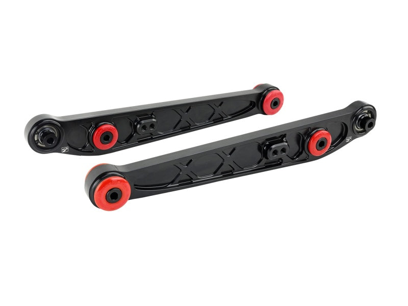 Skunk2 Honda/Acura EK Alpha Series Rear Lower Control Arm Set - Black Skunk2 Racing Control Arms  AXOPROS