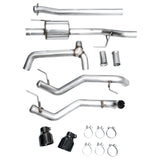 AWE Tuning 2021+ Ford F-150 Tremor (w/ Bumper Cutouts) 0FG Non-Resonated Catback -Diamond Black Tips AWE Tuning Catback  AXOPROS