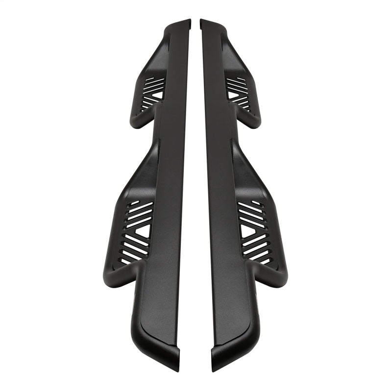 Westin 05-22 Toyota Tacoma Double Cab Outlaw Drop Nerf Step Bars - Black Westin Nerf Bars  AXOPROS