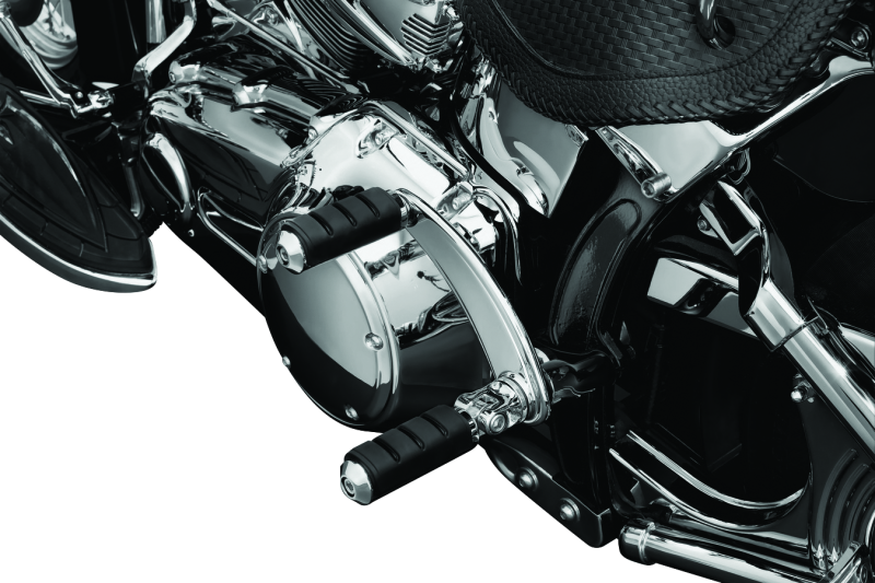 Kuryakyn Trident Small With Male Mount Adapters Chrome Kuryakyn Footpegs  AXOPROS