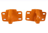 Ford Racing 2021+ Bronco Front Bumper Tow Hooks - Orange (Pair) Ford Racing Tow Hooks  AXOPROS