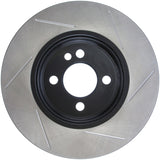 StopTech Power Slot 07-09 Base Cooper Front Left Rotor Stoptech Brake Rotors - Slotted  AXOPROS