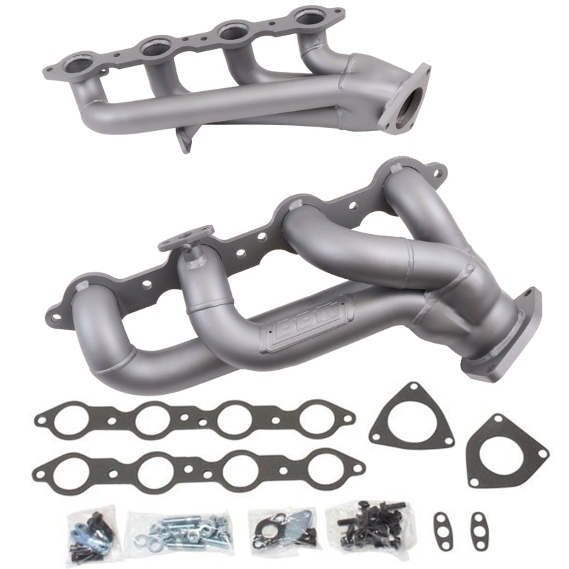 BBK 99-04 GM Truck SUV 4.8 5.3 Shorty Tuned Length Exhaust Headers - 1-3/4 Titanium Ceramic BBK Headers & Manifolds  AXOPROS