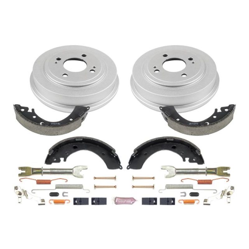 Power Stop 96-00 Honda Civic Coupe Rear Autospecialty Drum Kit PowerStop Brake Drums  AXOPROS