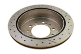 DBA 07+ Toyota Landcruiser 200 Series Rear Cross Drilled & Slotted Street Series Rotor DBA Brake Rotors - Slot & Drilled  AXOPROS