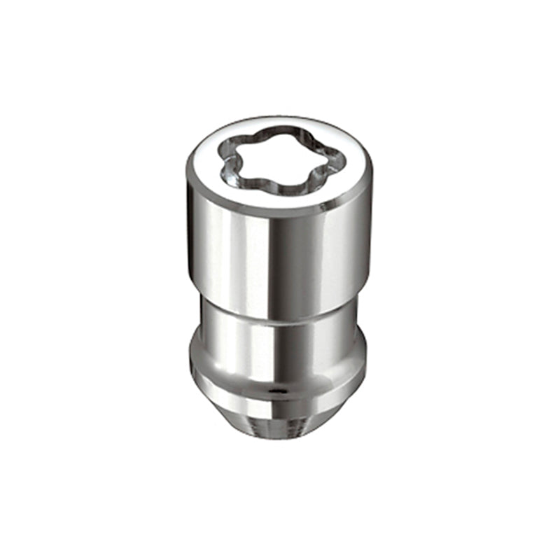 McGard Wheel Lock Nut Set - 5pk. (Cone Seat) M12X1.5 / 3/4 Hex / 1.46in. Length - Chrome McGard Lug Nuts  AXOPROS