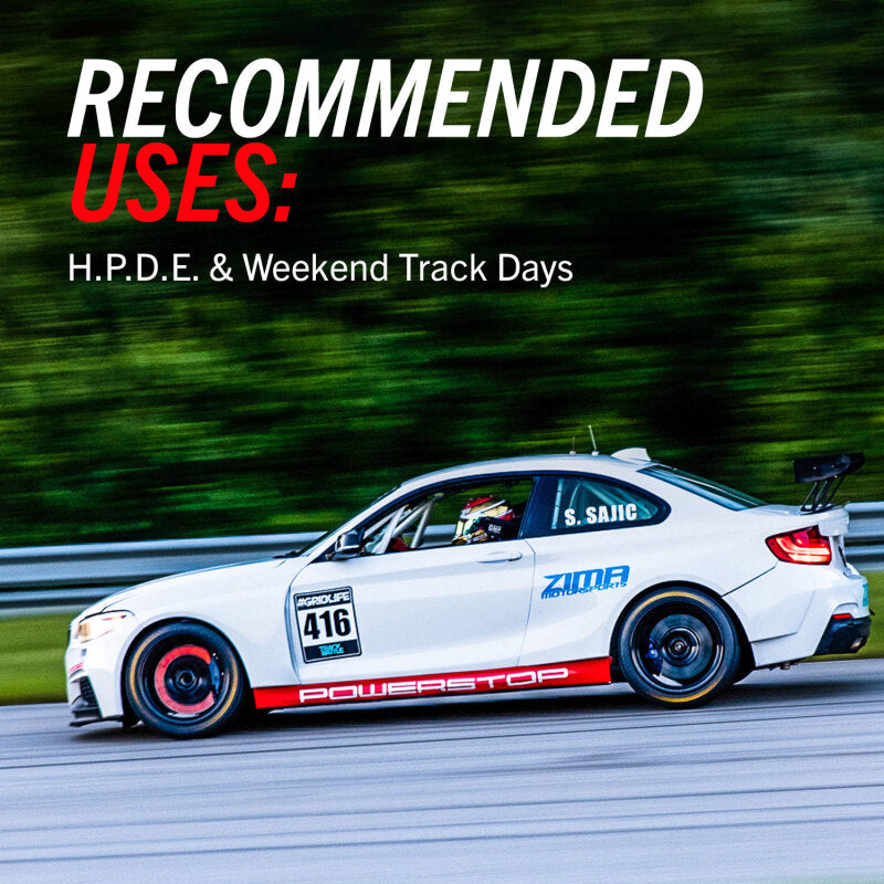 Power Stop 16-19 Cadillac ATS Front Track Day Brake Pads PowerStop Brake Pads - Racing  AXOPROS