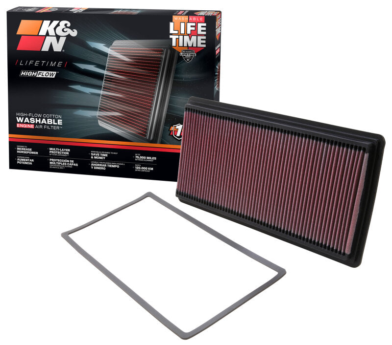 K&N Replacement Air Filter CHEVY CAMARO 3.8/5.7L 98-07, PONTIAC FIREBIRD 3.8/5.7L 98-02 K&N Engineering Air Filters - Drop In  AXOPROS