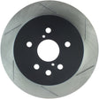 StopTech Power Slot 06-09 Lexus GS Series / 06-10 IS350 Rear Left Slotted Rotor Stoptech Brake Rotors - Slotted  AXOPROS