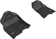 3D MAXpider 2019-2020 Dodge Ram 1500 Crew Cab/Quad Cab Kagu 1st Row Floormat - Black 3D MAXpider
