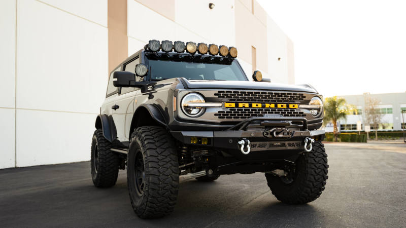 DV8 Offroad 21-23 Ford Bronco Spec Series Front Bumper DV8 Offroad Bumpers - Steel  AXOPROS