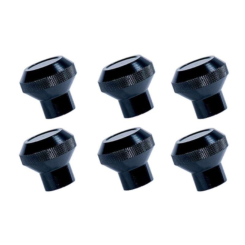Rugged Ridge Billet Aluminum Dash Knob Set Black 76-86 Jeep CJ Rugged Ridge Dash & Interior Trim  AXOPROS