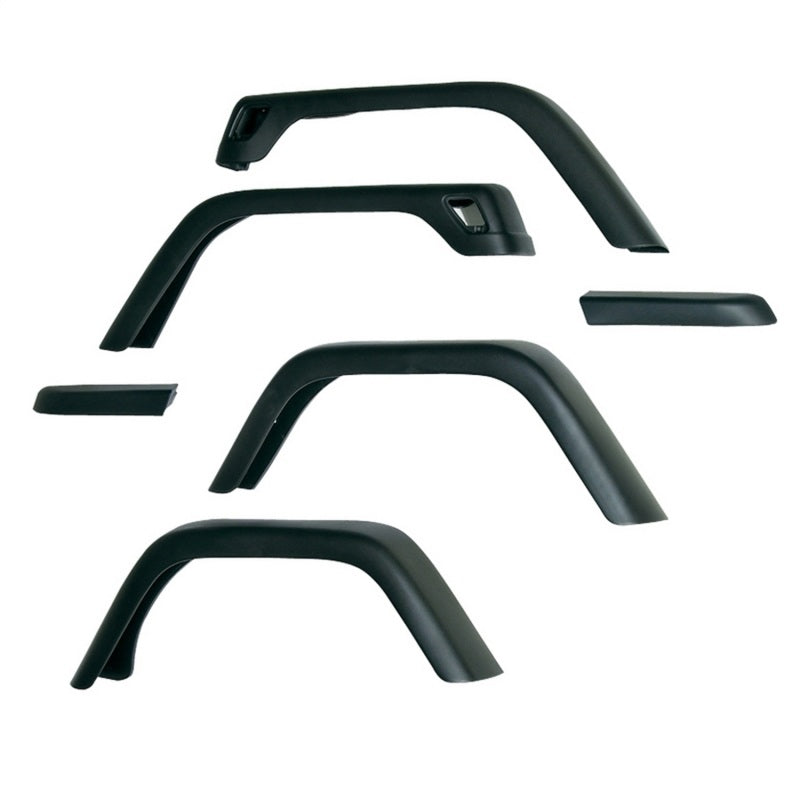 Omix 7-Inch Fender Flare Kit- 97-06 Jeep Wrangler OMIX Fender Flares  AXOPROS
