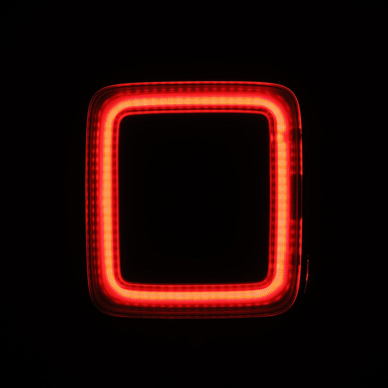 AlphaRex 18-23 Jeep Wrangler JL NOVA Prismatic LED Taillights Alpha-Black AlphaRex Tail Lights  AXOPROS