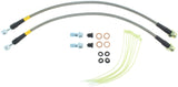 StopTech 11-14 Jeep Grand Cherokee (all) Stainless Steel Front Brake Lines Stoptech Brake Line Kits  AXOPROS
