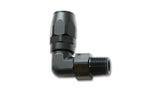 Vibrant Male NPT 90 Degree Hose End Fitting -8AN - 3/8 NPT Vibrant Fittings  AXOPROS