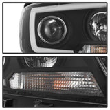 Spyder 15-17 Chevy Colorado Projector Headlights - Light Bar LED - Black (PRO-YD-CCO15-LBDRL-BK) SPYDER Headlights  AXOPROS