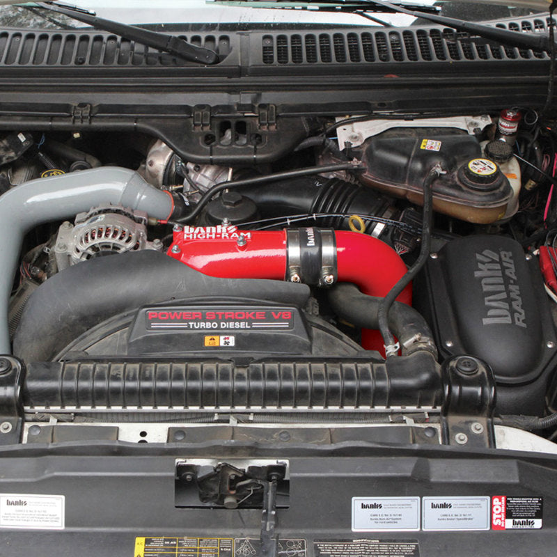 Banks Power 05-07 Ford 6.0L Stock-Intercooler High-Ram Air Intake System Banks Power Short Ram Air Intakes  AXOPROS