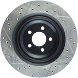 StopTech SportStop 06-09 Chrysler SRT-8 Rear Left Drilled & Slotted Rotor Stoptech Brake Rotors - Slot & Drilled  AXOPROS
