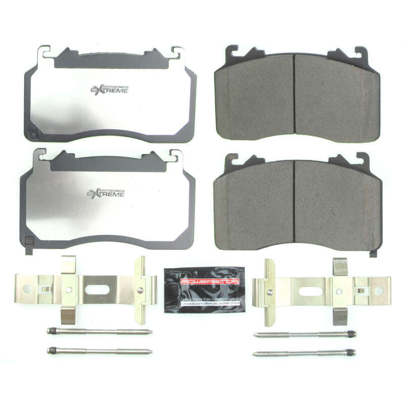 Power Stop 2020 Ford Mustang Front Z26 Extreme Street Brake Pads w/Hardware PowerStop Brake Pads - Performance  AXOPROS