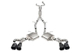 Corsa 2022-25 Caddy CT5 V Blackwing 3in. Cat-Back w/ Act. Exh. - Dbl X-Pipe - Twin 4.5in. BlkCF Tips CORSA Performance Catback  AXOPROS
