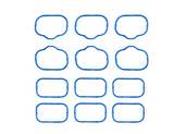 Fel-Pro 11-23 Dodge Challenger/11-24 Jeep Grand Cherokee Engine Intake Manifold Gasket Set Fel-Pro Intake Gaskets  AXOPROS