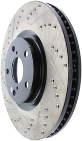 StopTech 5/93-98 Toyota Supra Turbo Right Front Slotted & Drilled Rotor Stoptech Brake Rotors - Slot & Drilled  AXOPROS