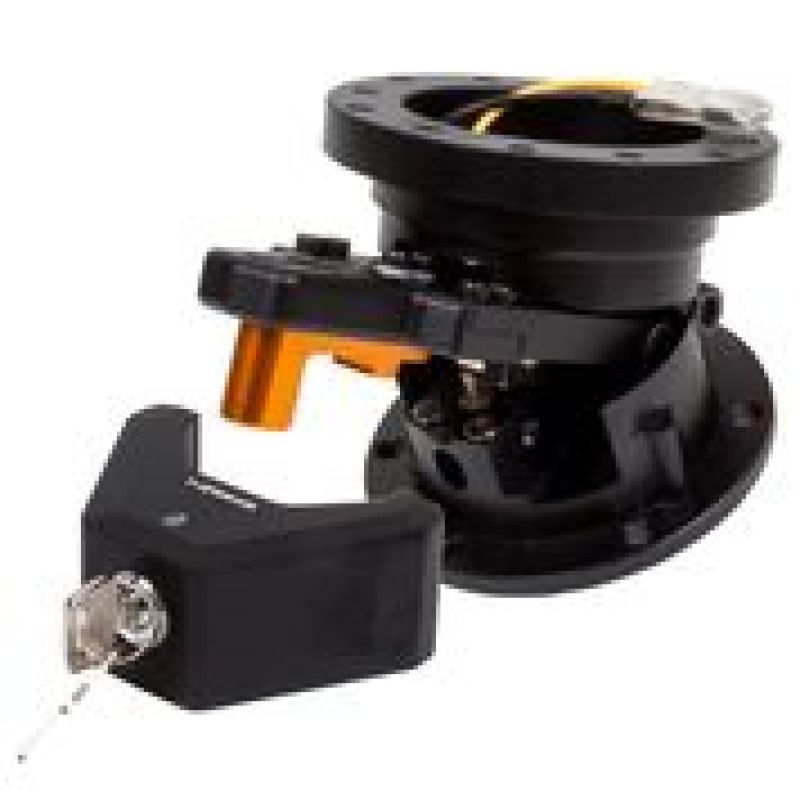 NRG Steering Wheel Quick Tilt System w/Lock - Black NRG Quick Release Adapters  AXOPROS