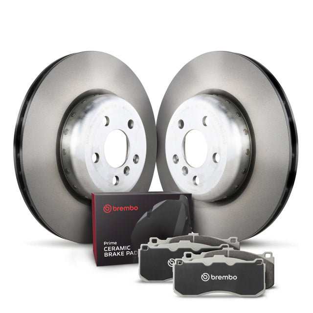 Brembo OE 18-20 BMW 530e/17-20 530i/530i xDrive/2018 540d xDrive/17-20 540i Rear Disc Brake Kit Brembo OE Brake Rotors - OE  AXOPROS